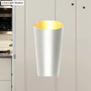 GobekUsa Modern LED Bedside Sconce Light - Black/White Finish Wall Lamp with Aluminum Cylinder Shade