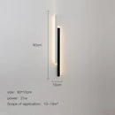 GobekUsa LED Black Wall Lamp for Modern Living Room, Bedroom, Bar & Corridor