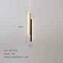 GobekUsa LED Black Wall Lamp for Modern Living Room, Bedroom, Bar & Corridor