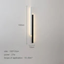 GobekUsa LED Black Wall Lamp for Modern Living Room, Bedroom, Bar & Corridor