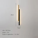 GobekUsa LED Black Wall Lamp for Modern Living Room, Bedroom, Bar & Corridor