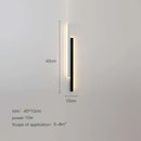GobekUsa LED Black Wall Lamp for Modern Living Room, Bedroom, Bar & Corridor