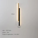 GobekUsa LED Black Wall Lamp for Modern Living Room, Bedroom, Bar & Corridor