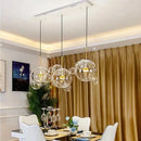 GobekUsa Modern LED Bubble Ball Chandelier