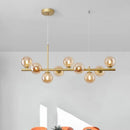 GobekUsa 9-Light Modern Black LED Chandelier