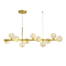 GobekUsa 9-Light Modern Black LED Chandelier