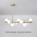 GobekUsa 9-Light Modern Black LED Chandelier