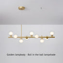 GobekUsa 9-Light Modern Black LED Chandelier