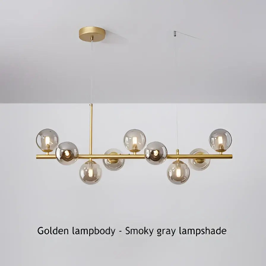 GobekUsa 9-Light Modern Black LED Chandelier, photo 28 of 30
