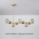 GobekUsa 9-Light Modern Black LED Chandelier