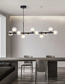 GobekUsa 9-Light Modern Black LED Chandelier