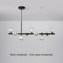 GobekUsa 9-Light Modern Black LED Chandelier