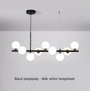 GobekUsa 9-Light Modern Black LED Chandelier