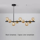GobekUsa 9-Light Modern Black LED Chandelier