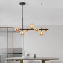 GobekUsa 9-Light Modern Black LED Chandelier