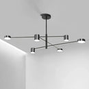 GobekUsa Modern LED Chandelier - Gold Black - Living Room - Bedroom