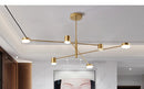 GobekUsa Modern LED Chandelier - Gold Black - Living Room - Bedroom