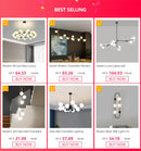 GobekUsa Modern LED Chandelier - Gold Black - Living Room - Bedroom