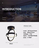 GobekUsa Modern LED Chandelier Light for Home