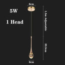 GobekUsa Modern LED Crystal Chandelier for Home Decor