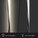 Modern LED Floor Lamp for Living Room Bright Lighting - 48" Tall Light-Dimmable