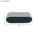 GobekUsa Modern LED Flush Wall Sconce - Simplicity Black & White Wall Lamp with Metal Shade in Vibrant Colors