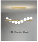 GobekUsa Modern LED Glass Chandelier for Dining Room