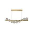 GobekUsa Modern LED Glass Chandelier for Dining Room