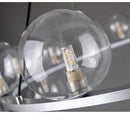 GobekUsa Modern LED Glass Chandelier with Adjustable Cord