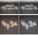 GobekUsa Modern LED Glass Chandelier with Adjustable Cord