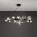 GobekUsa Modern LED Glass Chandelier with Adjustable Cord