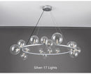 GobekUsa Modern LED Glass Chandelier with Adjustable Cord
