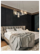 GobekUsa Modern LED Glass Chandelier with Adjustable Cord