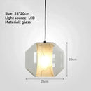GobekUsa Modern LED Glass Pendant Lights for Dining Hall, Restaurant, and Hotel Lighting