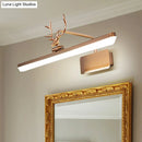 GobekUsa Modern LED Metal Vanity Wall Lamp with Antlers Arm in White/Natural Light - 17"/20.5"/28" Wide