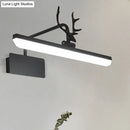 GobekUsa Modern LED Metal Vanity Wall Lamp with Antlers Arm in White/Natural Light - 17"/20.5"/28" Wide