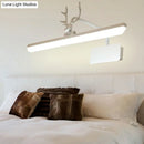 GobekUsa Modern LED Metal Vanity Wall Lamp with Antlers Arm in White/Natural Light - 17"/20.5"/28" Wide