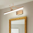 GobekUsa Modern LED Metal Vanity Wall Lamp with Antlers Arm in White/Natural Light - 17"/20.5"/28" Wide