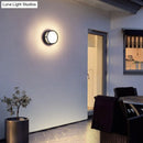 GobekUsa Modern LED Outdoor Wall Sconce in Black Plastic - Stylish & Durable Lighting