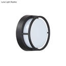 GobekUsa Modern LED Outdoor Wall Sconce in Black Plastic - Stylish & Durable Lighting