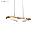 GobekUsa Modern LED Pendant Ceiling Light in Black - Multiple Sizes & Light Options Available