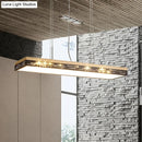GobekUsa Modern LED Pendant Ceiling Light in Black - Multiple Sizes & Light Options Available