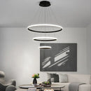 GobekUsa Modern LED Pendant Lamp in Black
