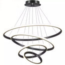 GobekUsa Modern LED Pendant Lamp in Black