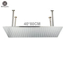 GobekUsa 16"x32" LED Rainfall Shower Head - Color Changing Luxury Square Design