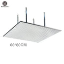 GobekUsa 16"x32" LED Rainfall Shower Head - Color Changing Luxury Square Design
