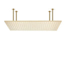 GobekUsa 16"x32" LED Rainfall Shower Head - Color Changing Luxury Square Design