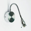 GobekUsa Modern LED Sconce Lamp with Chrome Metal Shade - Warm/White Lighting