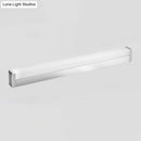 GobekUsa Modern LED Silver Vanity Wall Sconce Light in Warm/White for Bathroom