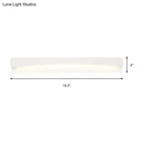 GobekUsa Modern LED Vanity Light Fixture - Wall Mounted Acrylic Rectangular Design in Natural White Light, 16.5"/20.5"/24.5" Wide